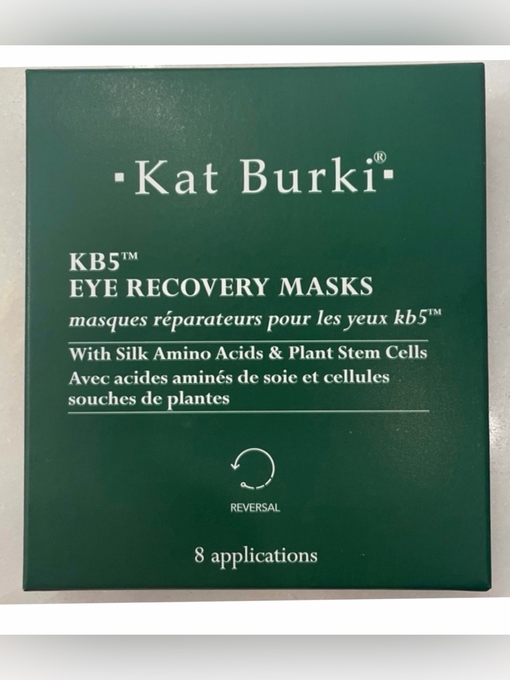 Kat Burki KB5 Eye Recovery Masks - Eight sealed sets of two. New in box.